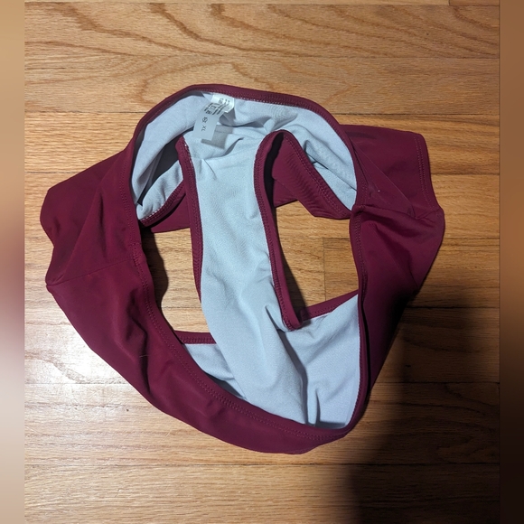 Wine Berry Bikini Swim Bottom Medium Coverage - Picture 5 of 12